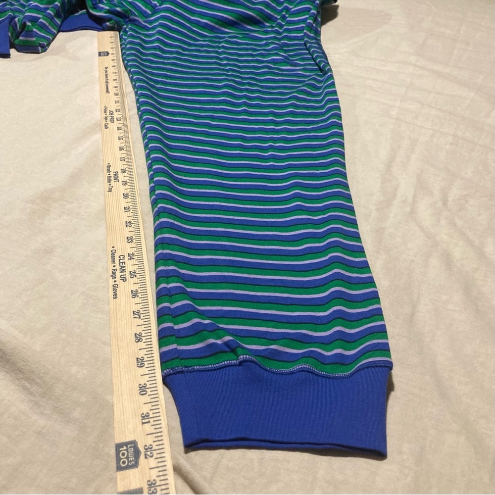 Amazon Essentials Men’s‎ Blue and Green Striped Pajama Bottoms - Picture 4 of 9